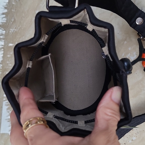 Saraye Tatami Small Woven Bucket Bag - Picture 8 of 12